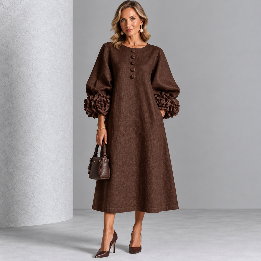 Elisa | Vestido Bordado de Algodón y Lino — imagen 10