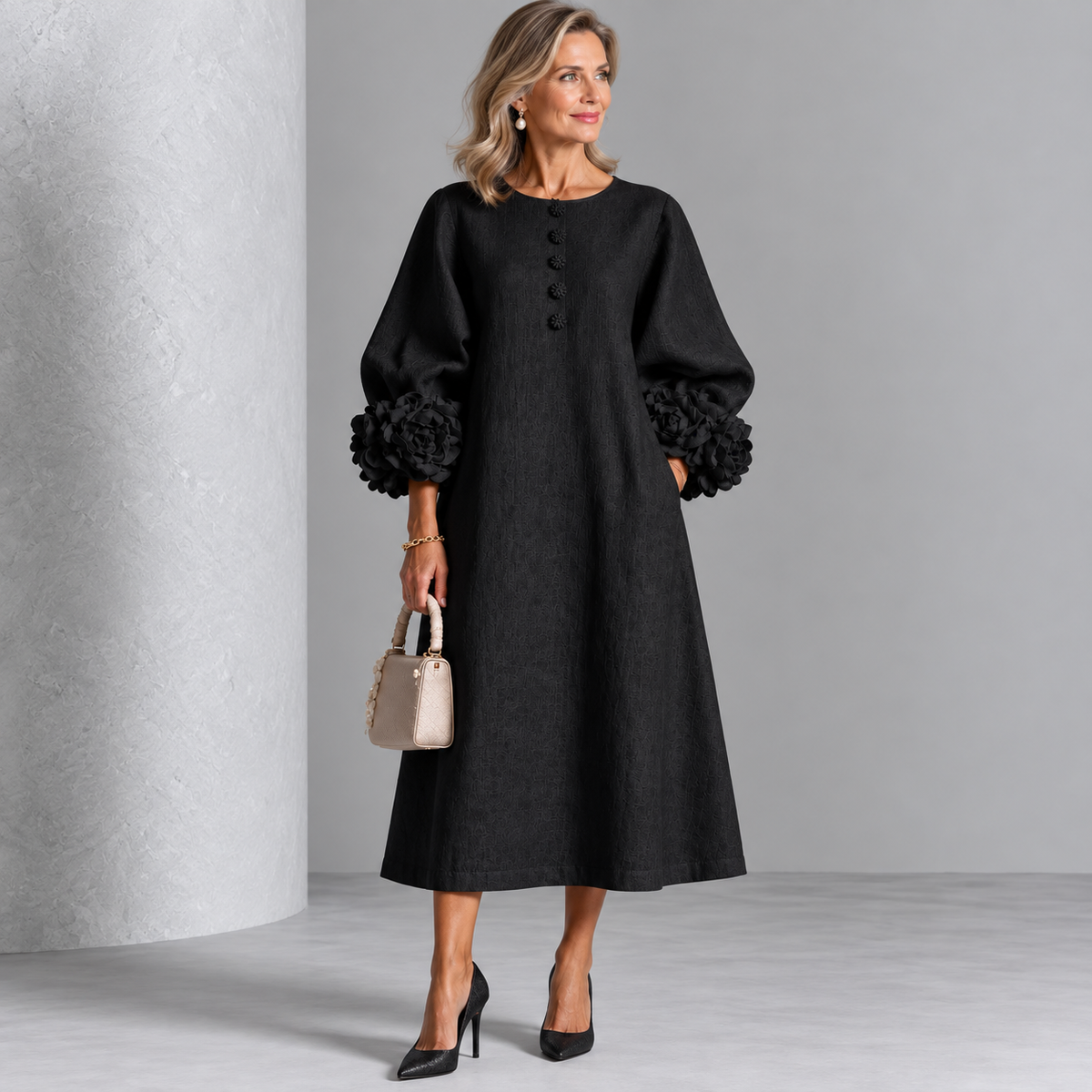 Elisa | Vestido Bordado de Algodón y Lino — imagen 16