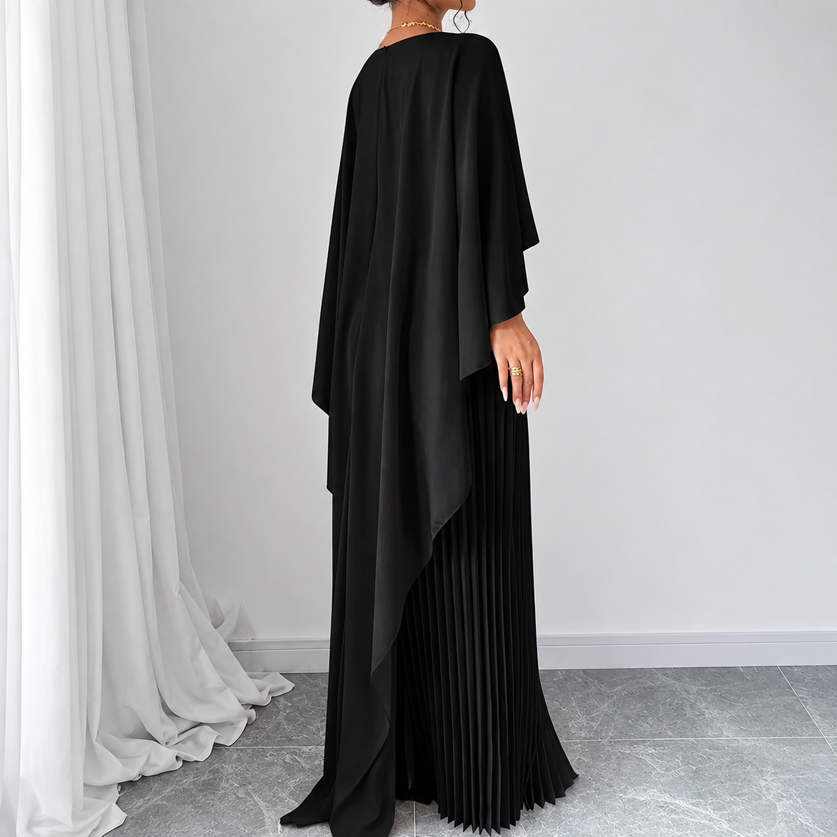 Malena | Vestido Largo con Manga Murciélago — imagen 13