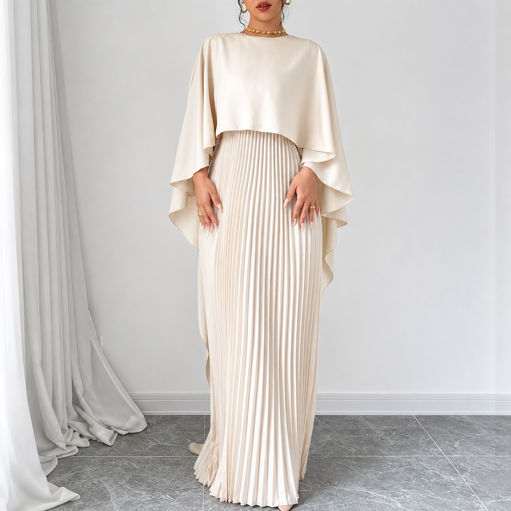 Malena | Vestido Largo con Manga Murciélago — imagen 5