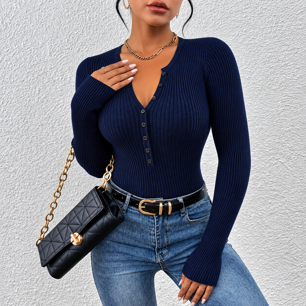 Coral | Blusa de Canalé Entallada — imagen 10