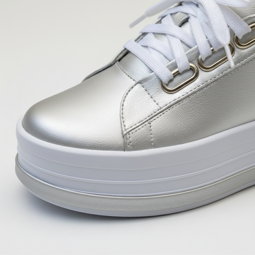 África | Zapatillas Plataforma Casual Mujer con Cordones — imagen 6