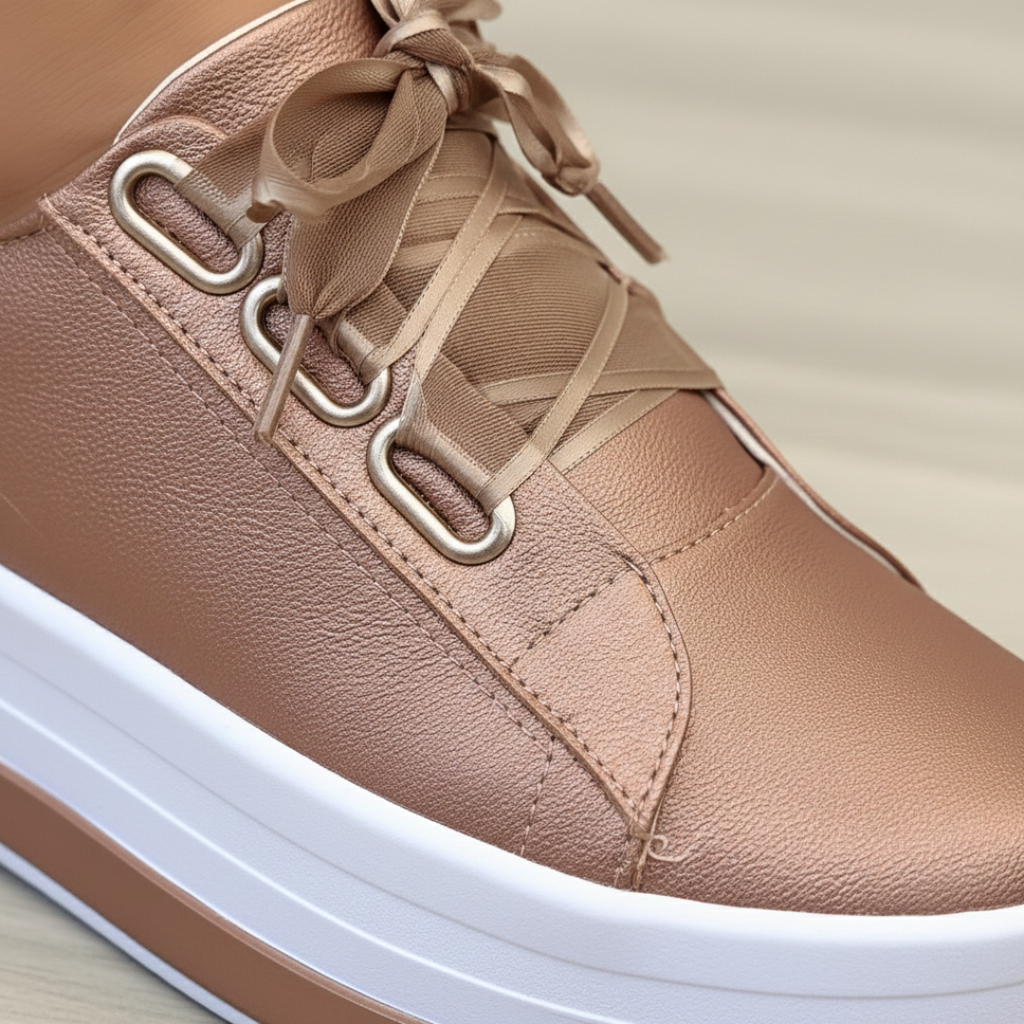 África | Zapatillas Plataforma Casual Mujer con Cordones — imagen 9