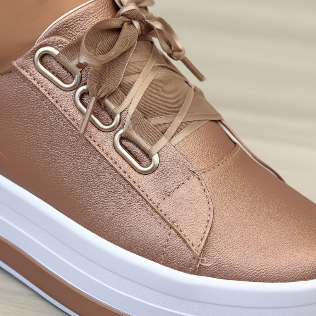 África | Zapatillas Plataforma Casual Mujer con Cordones — imagen 9