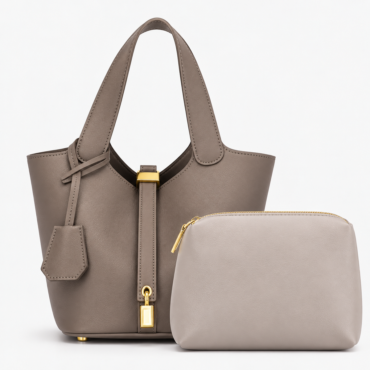 Elena | Bolso Bucket de Piel Elegante y Versátil — imagen 2