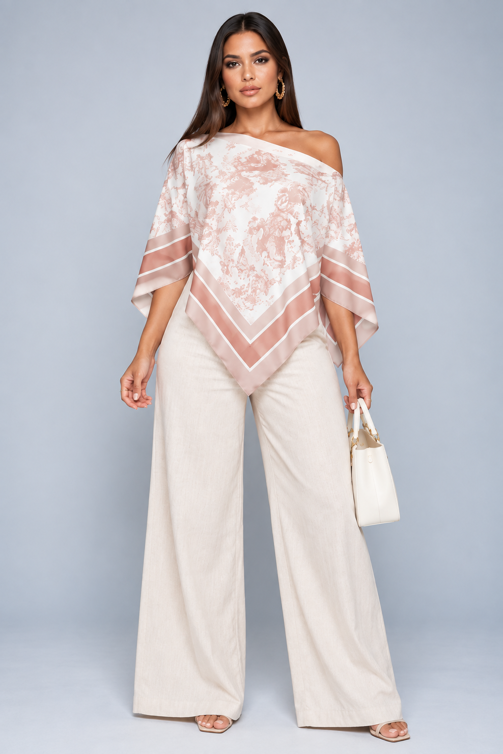 Gabriela | Blusa Asimétrica con Estampado Animal — imagen 3