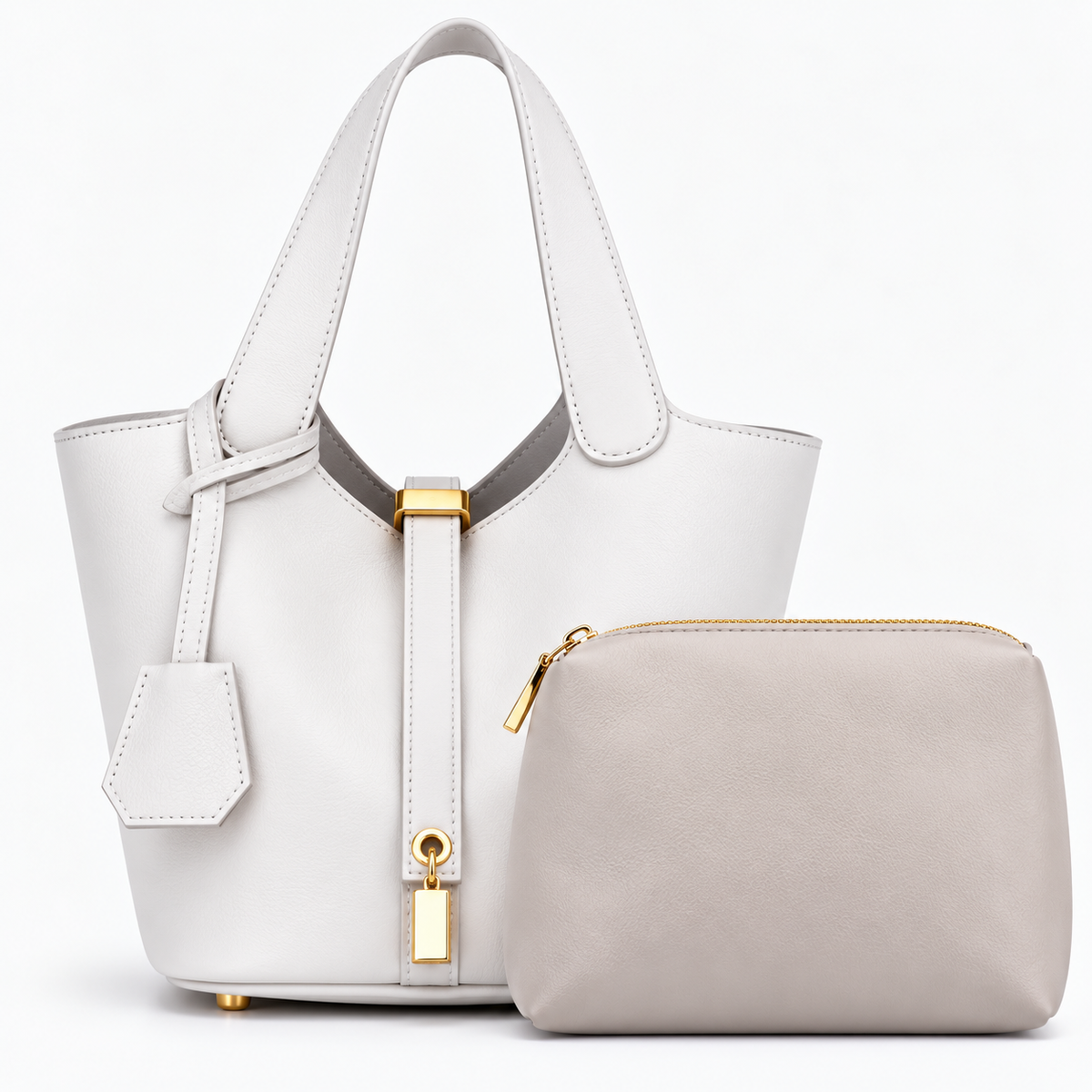 Elena | Bolso Bucket de Piel Elegante y Versátil — imagen 5