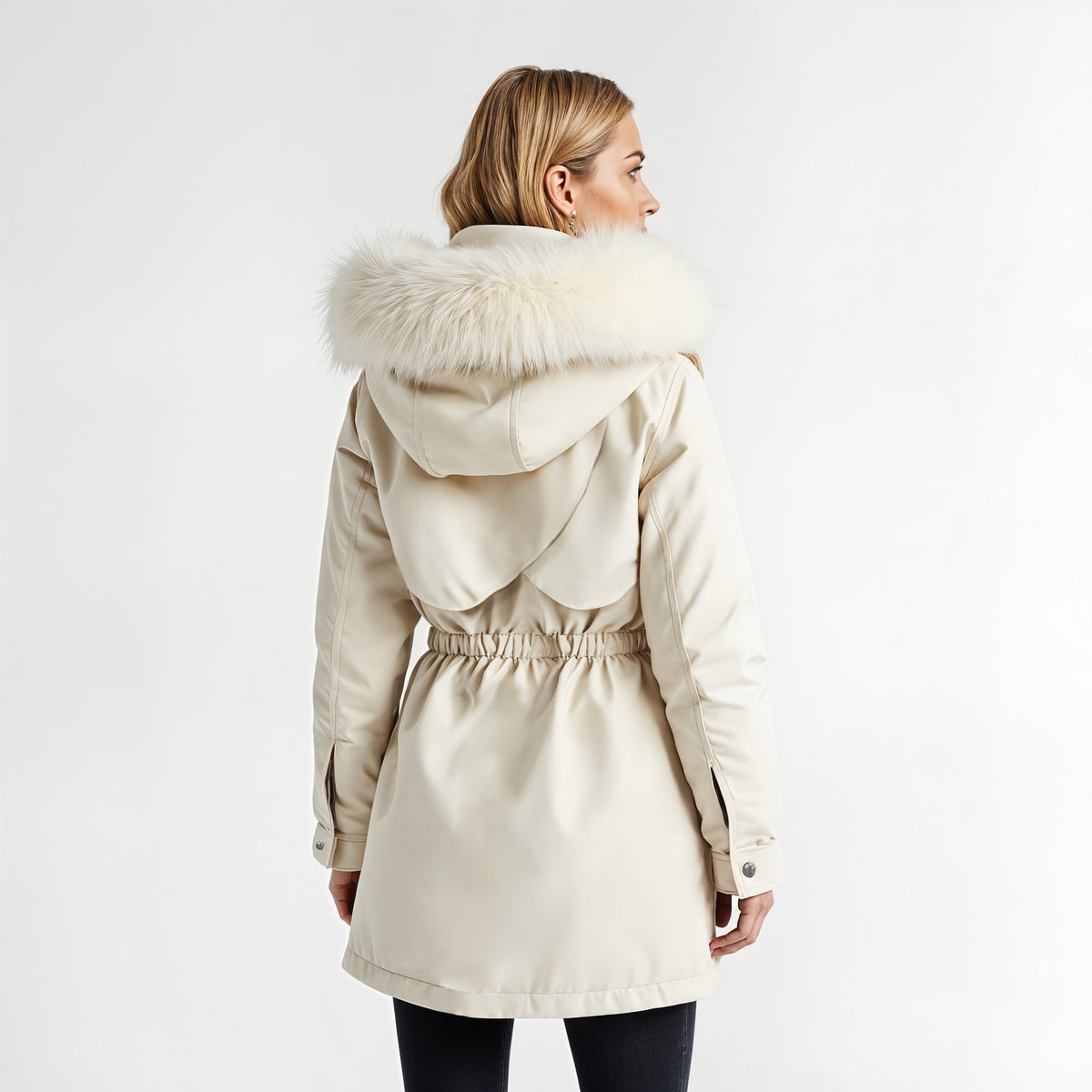 Leona | Parka con Capucha de Pelo Sintético — imagen 7