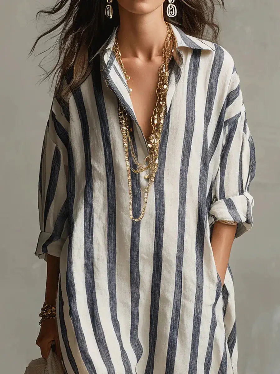 Pepa Aitana | Vestido Camisero Largo