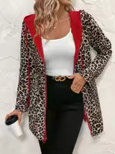 Elia | Abrigo Reversible de Leopardo con Capucha