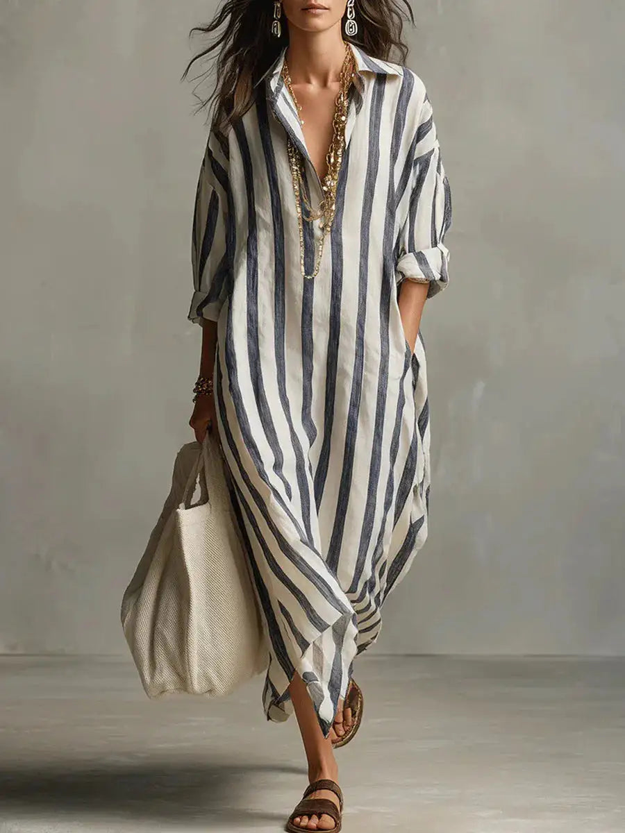 Pepa Aitana | Vestido Camisero Largo