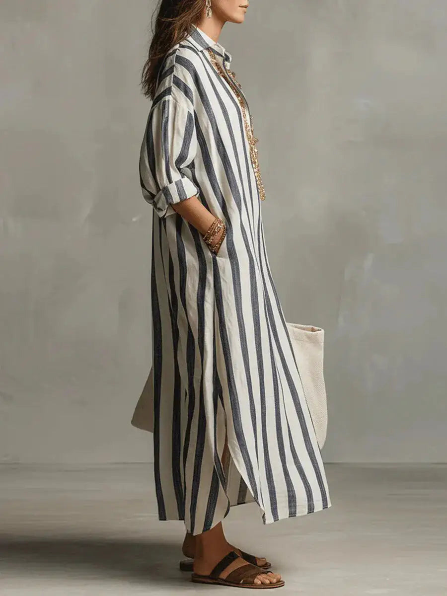 Pepa Aitana | Vestido Camisero Largo