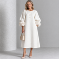 Elisa | Vestido Bordado de Algodón y Lino — imagen 5