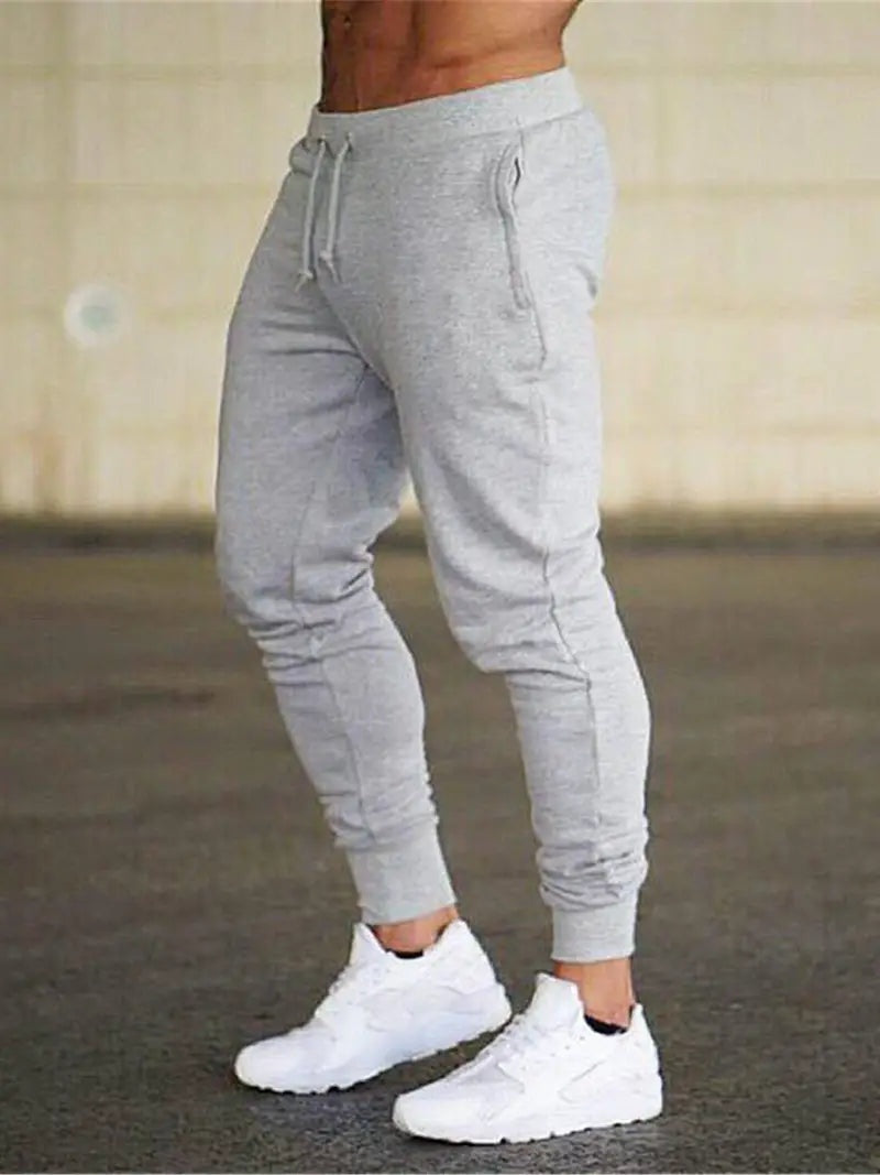 Lucas Álvaro | Pantalón Chándal Slim Fit Hombre Cintura Elástica Cordón