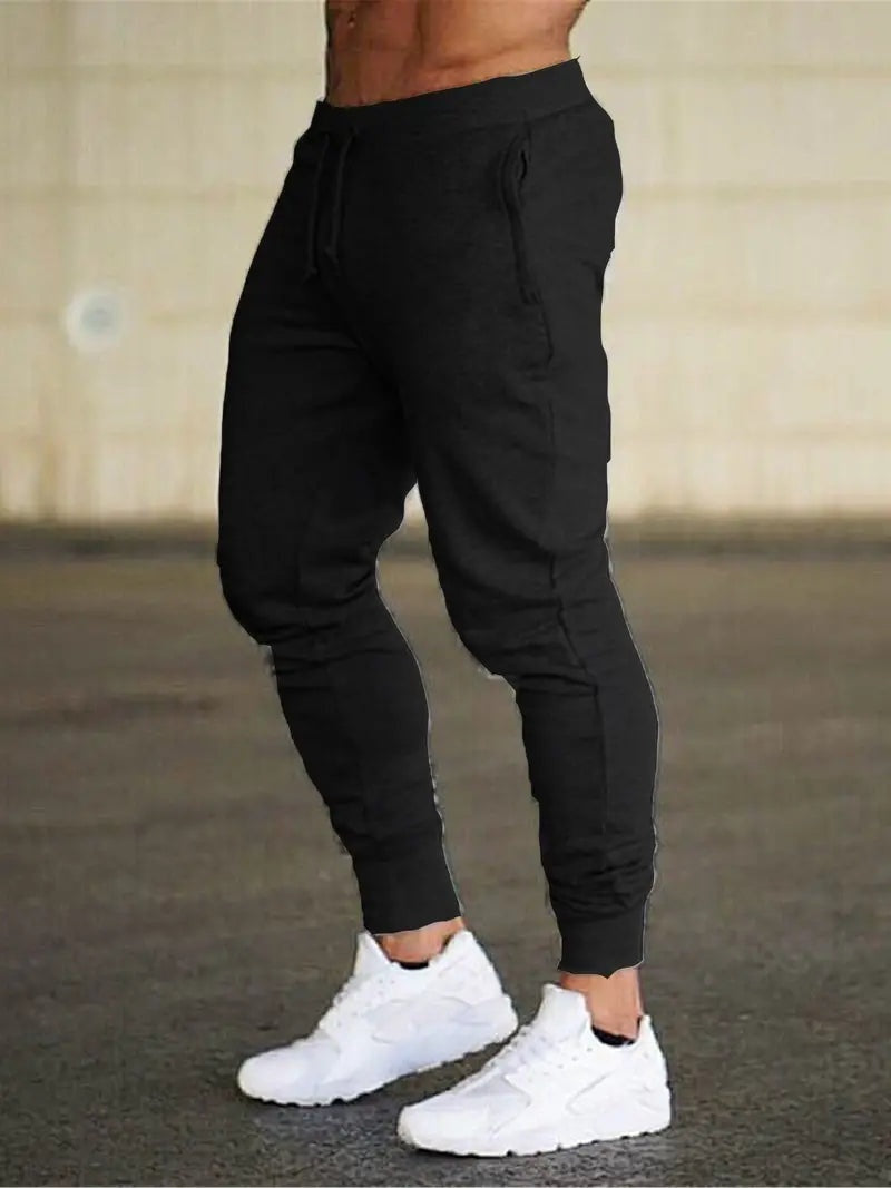 Lucas Álvaro | Pantalón Chándal Slim Fit Hombre Cintura Elástica Cordón