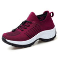 Alicia Alba | Zapatillas Plataforma Deportivas Mujer Cordones Tejido