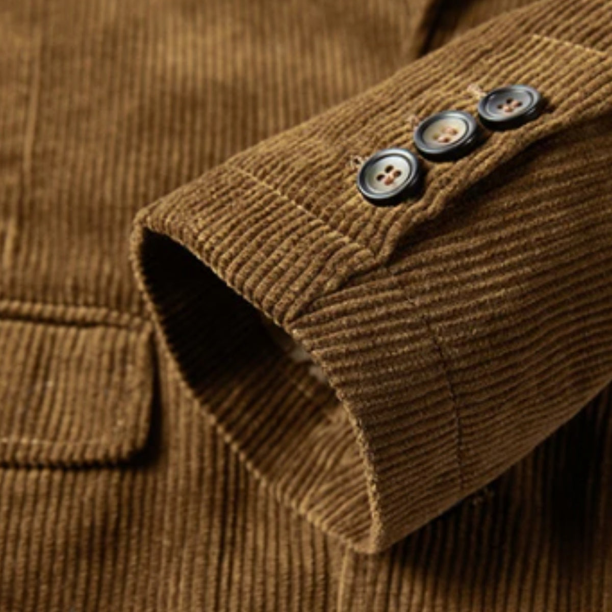 Aitor Ernesto | Blazer de Pana Hombre Americana Cuello Solapa Forro Estampado