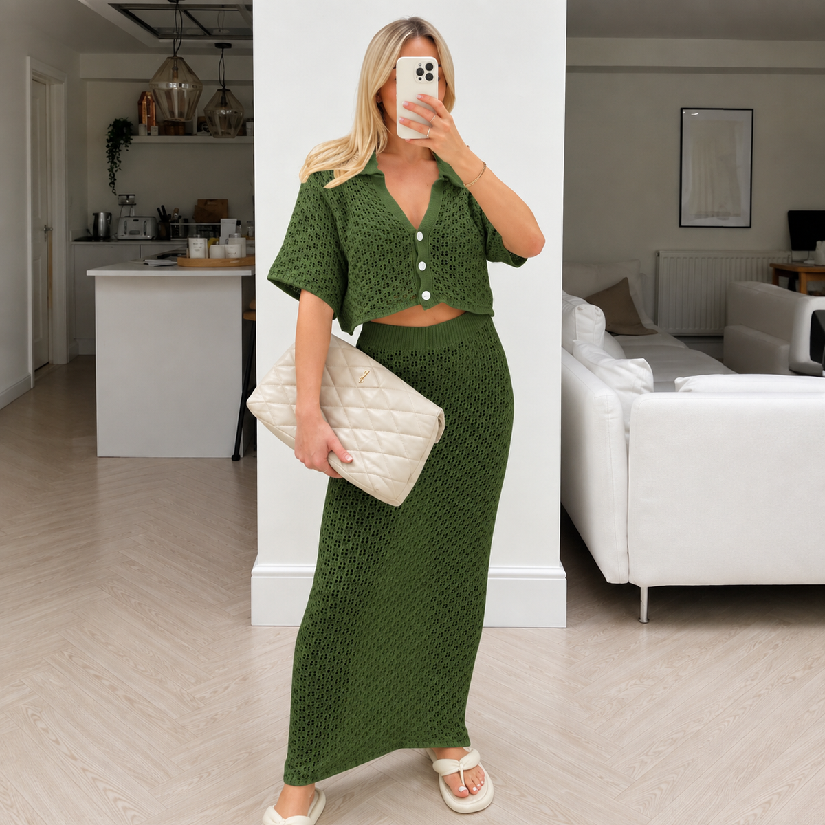 Carmen | Conjunto de Punto con Detalles de Crochet — imagen 6