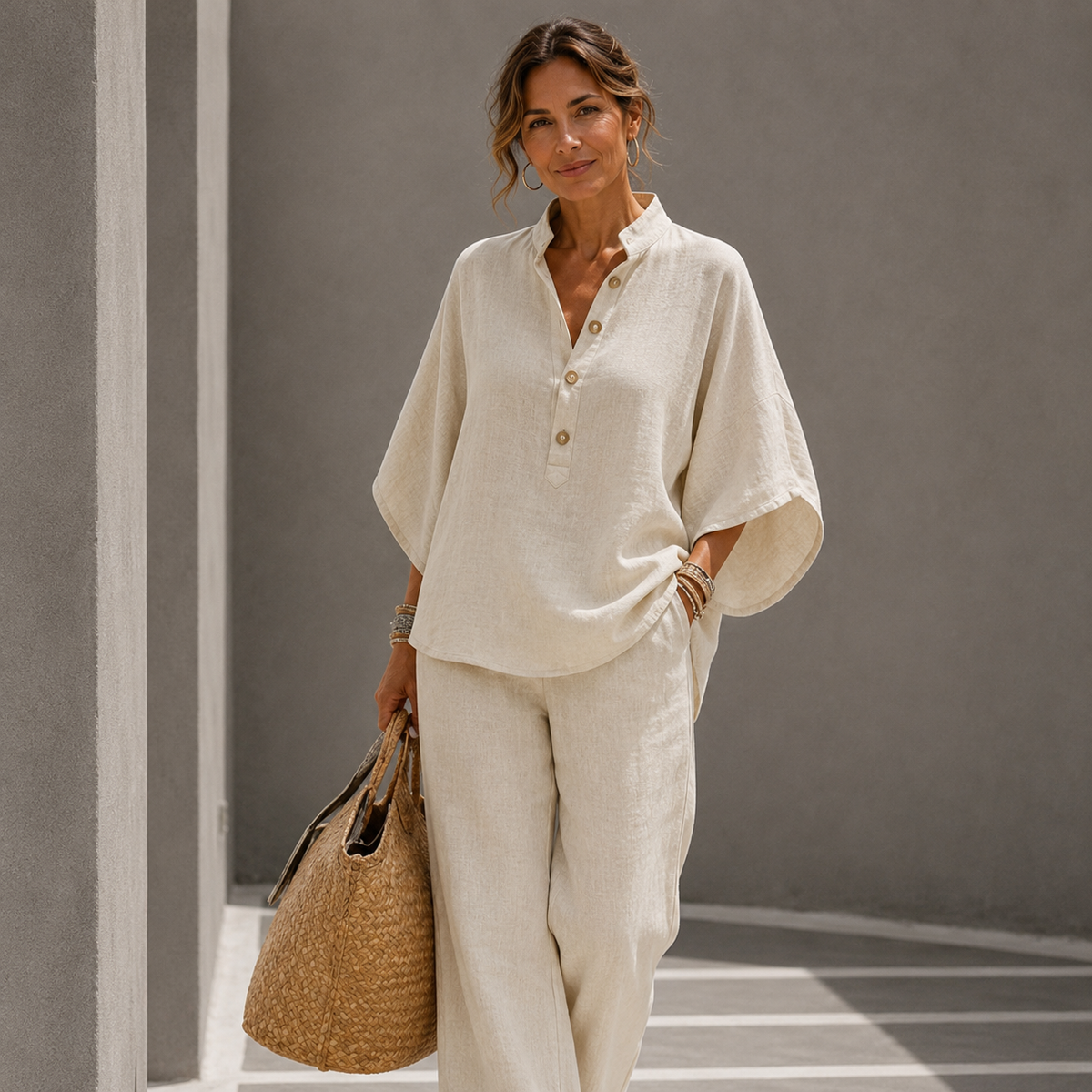 Estela | Conjunto Casual de Camisa y Pantalón — imagen 1