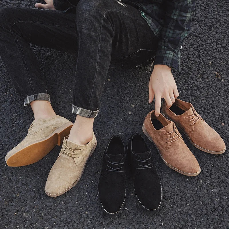 Adrián Felipe | Zapatos Derby de Ante Hombre con Cordones