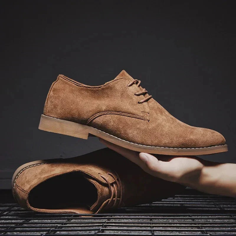 Adrián Felipe | Zapatos Derby de Ante Hombre con Cordones