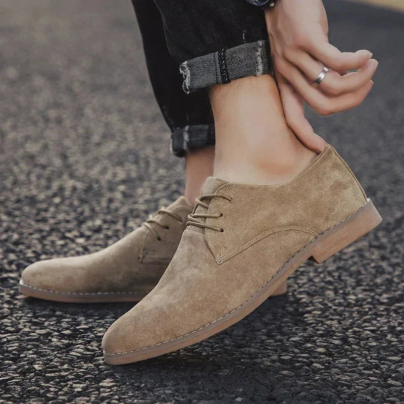 Adrián Felipe | Zapatos Derby de Ante Hombre con Cordones