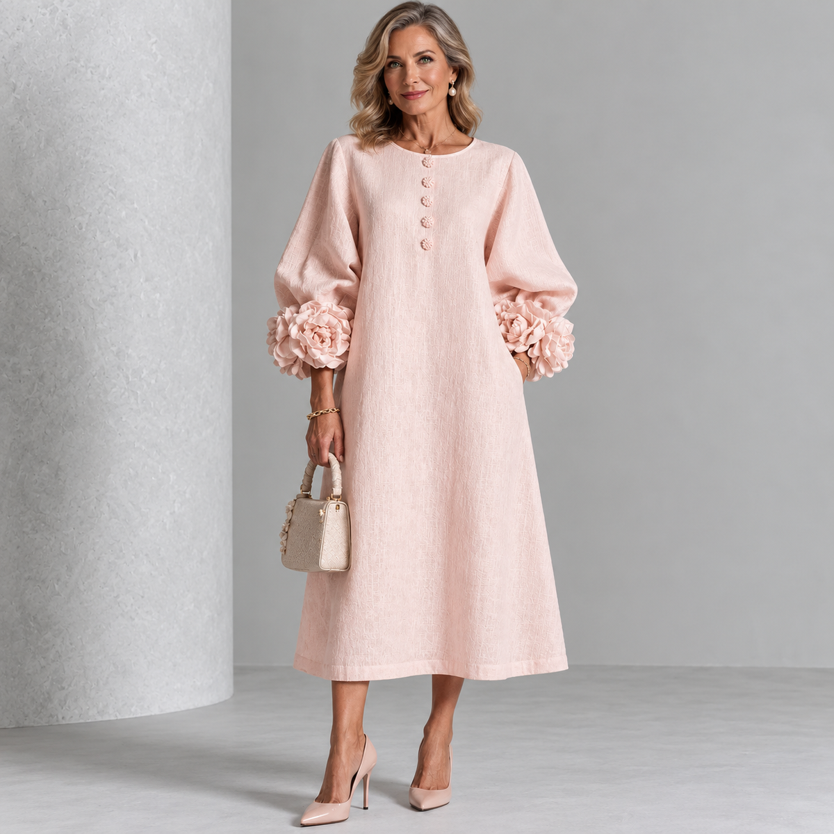 Elisa | Vestido Bordado de Algodón y Lino — imagen 6