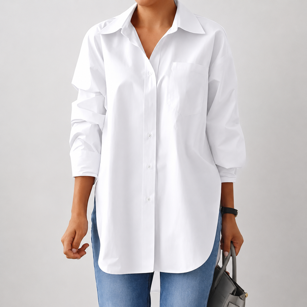 Julia | Camisa de Manga Larga con Solapa — imagen 1