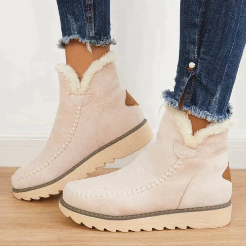 Adriana Elena | Botas Australianas de Ante Mujer Forro Borrego Plataforma