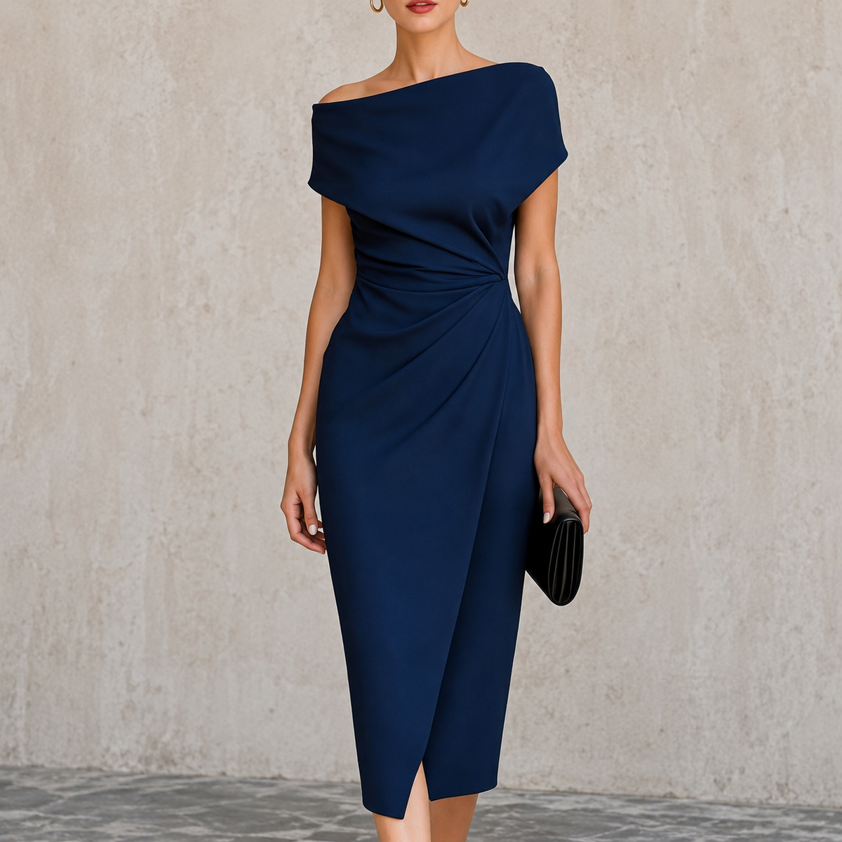 Alma | Vestido Asimétrico de Punto — imagen 6