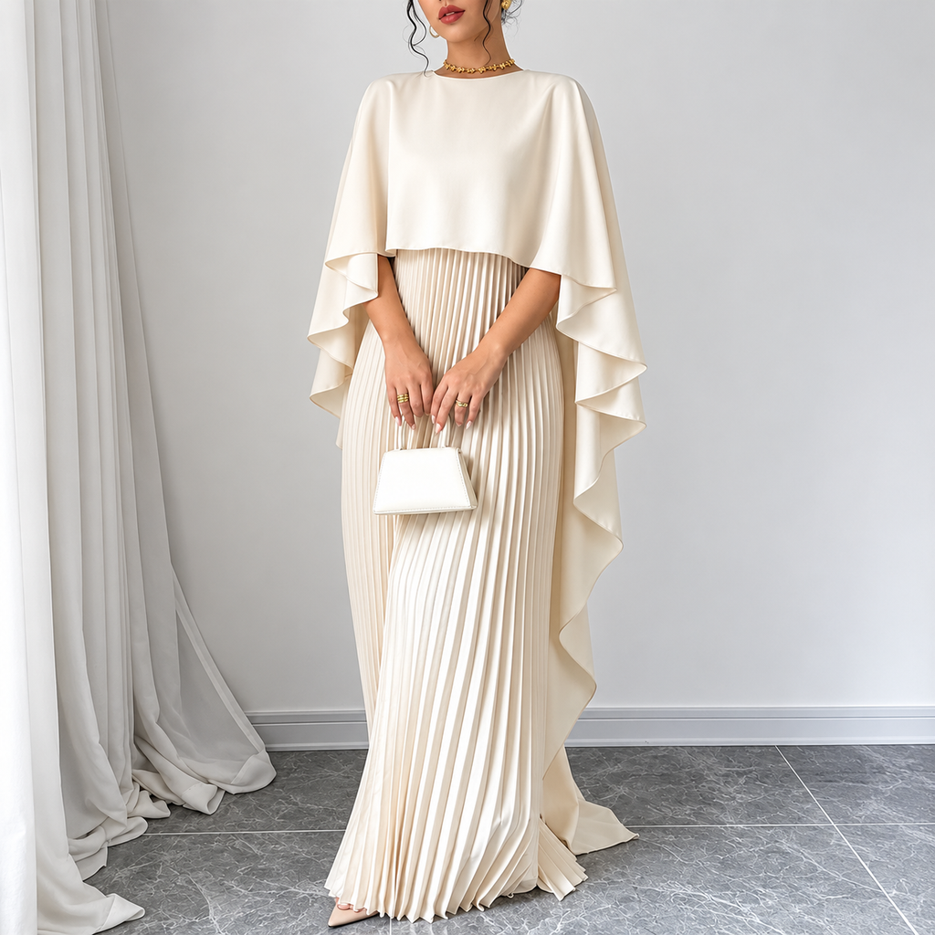 Malena | Vestido Largo con Manga Murciélago — imagen 1