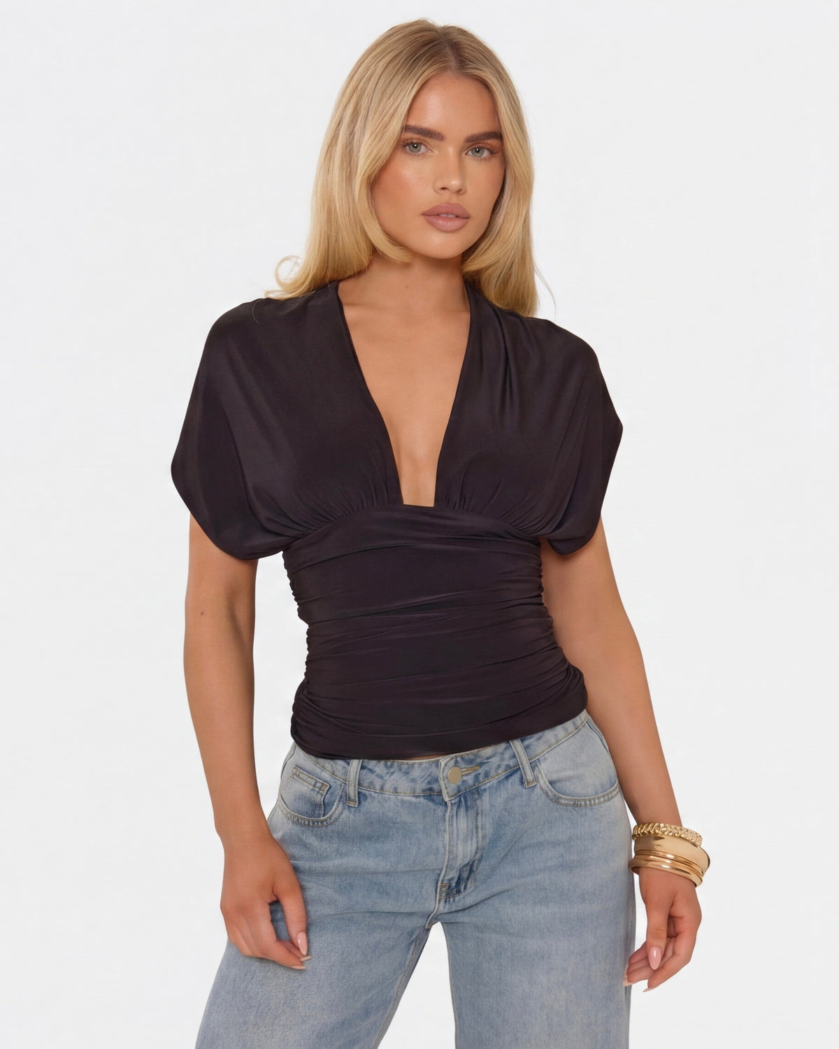 Rocío | Top con Escote Profundo y Lazada — imagen 4