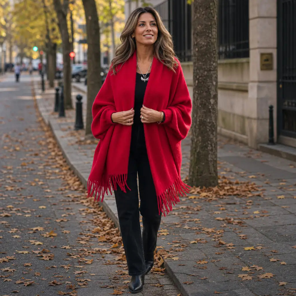 Eider | Abrigo de Paño con Cuello Chal — imagen 7