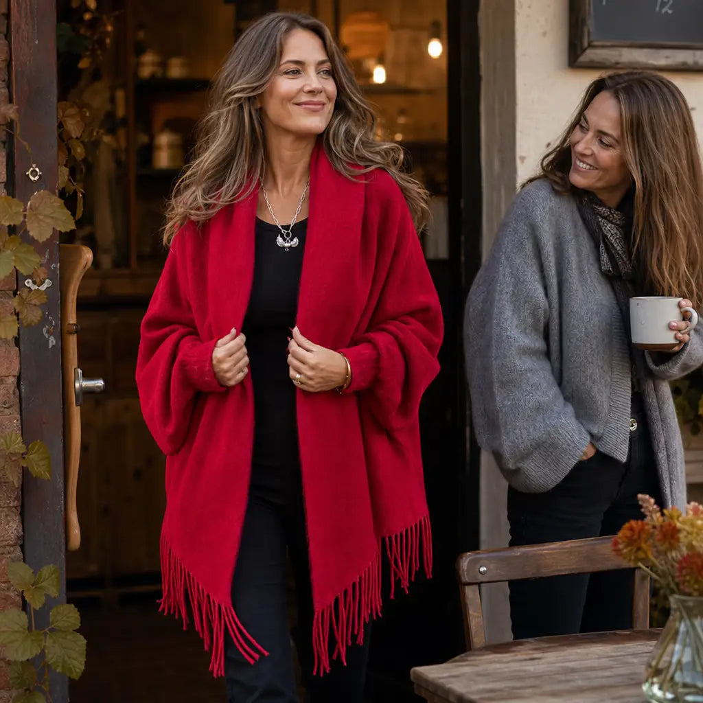 Eider | Abrigo de Paño con Cuello Chal — imagen 8