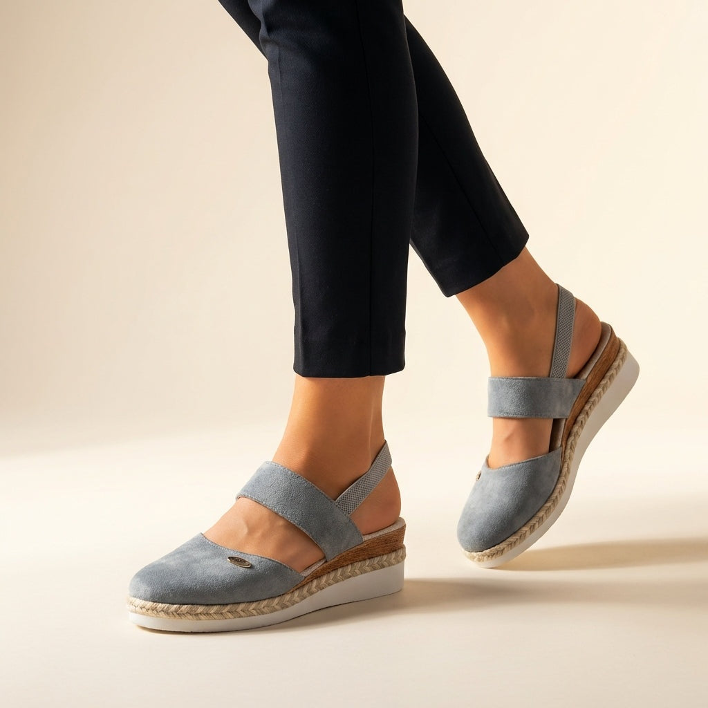 Mariona | Sandalias de Cuña Espadrille Slingback Mujer — imagen 4