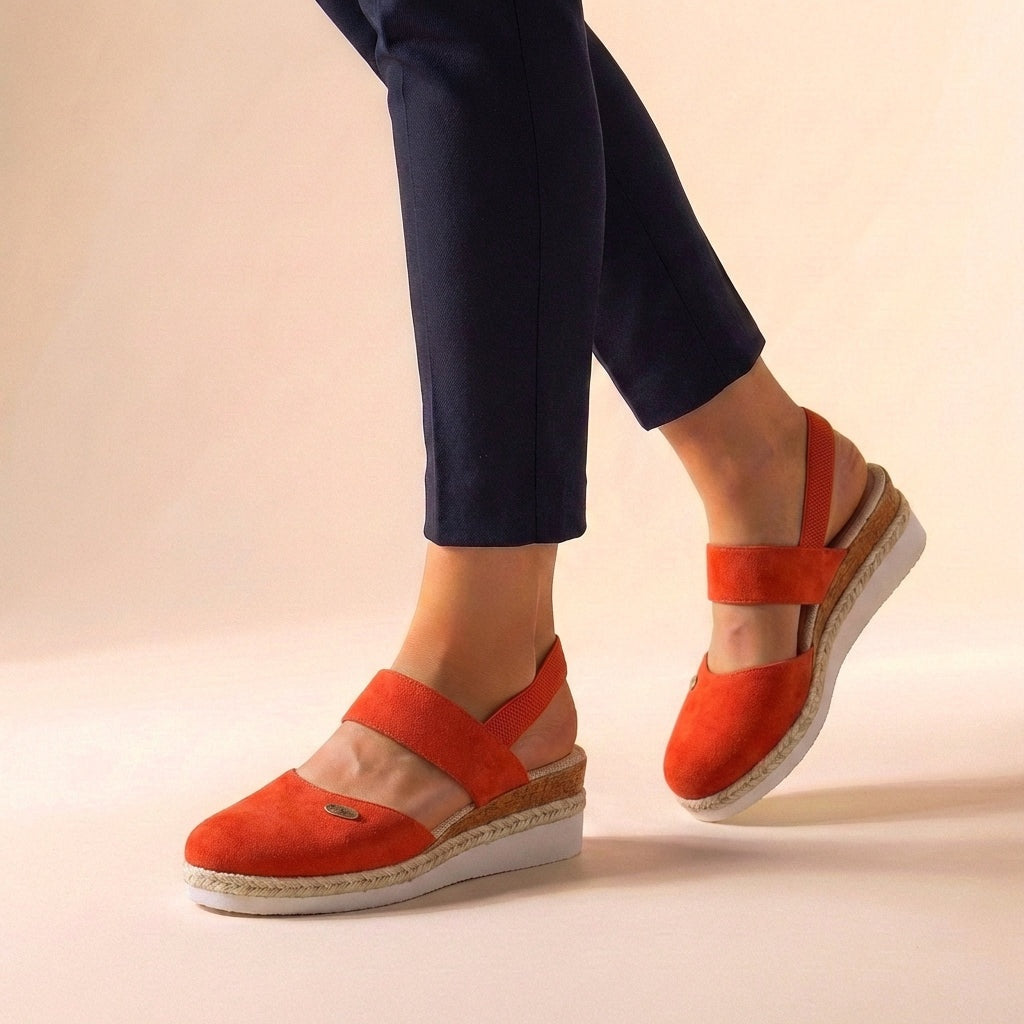 Mariona | Sandalias de Cuña Espadrille Slingback Mujer — imagen 7