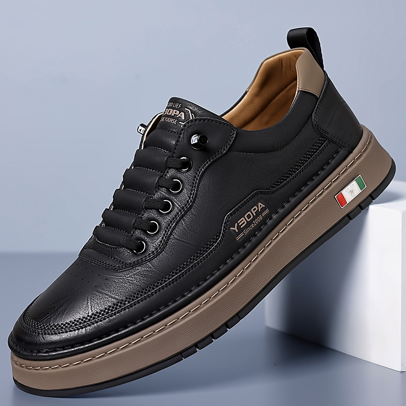 Guillermo Aitor | Zapatillas Casual de Cuero Hombre Suela Acolchada