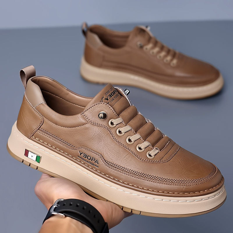 Guillermo Aitor | Zapatillas Casual de Cuero Hombre Suela Acolchada
