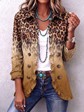 Lía | Chaqueta de Volantes Leopardo Ocre — imagen 1