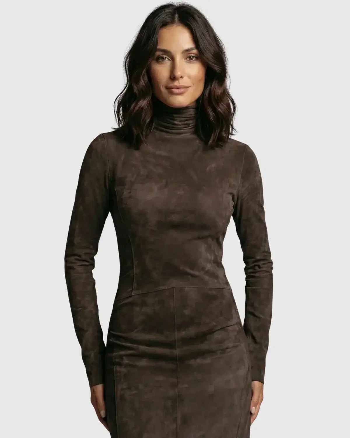 Noelia Aitana Sol | Vestido Elegante en Color Terracota