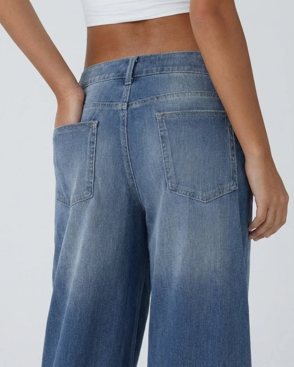 Lola | Jeans Elásticos de Pierna Ancha — imagen 12