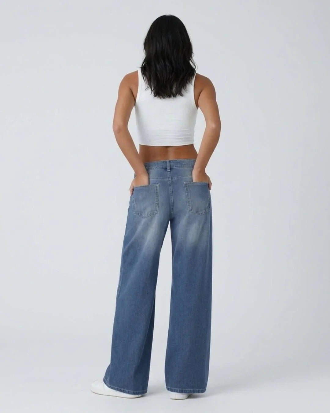 Lola | Jeans Elásticos de Pierna Ancha — imagen 10