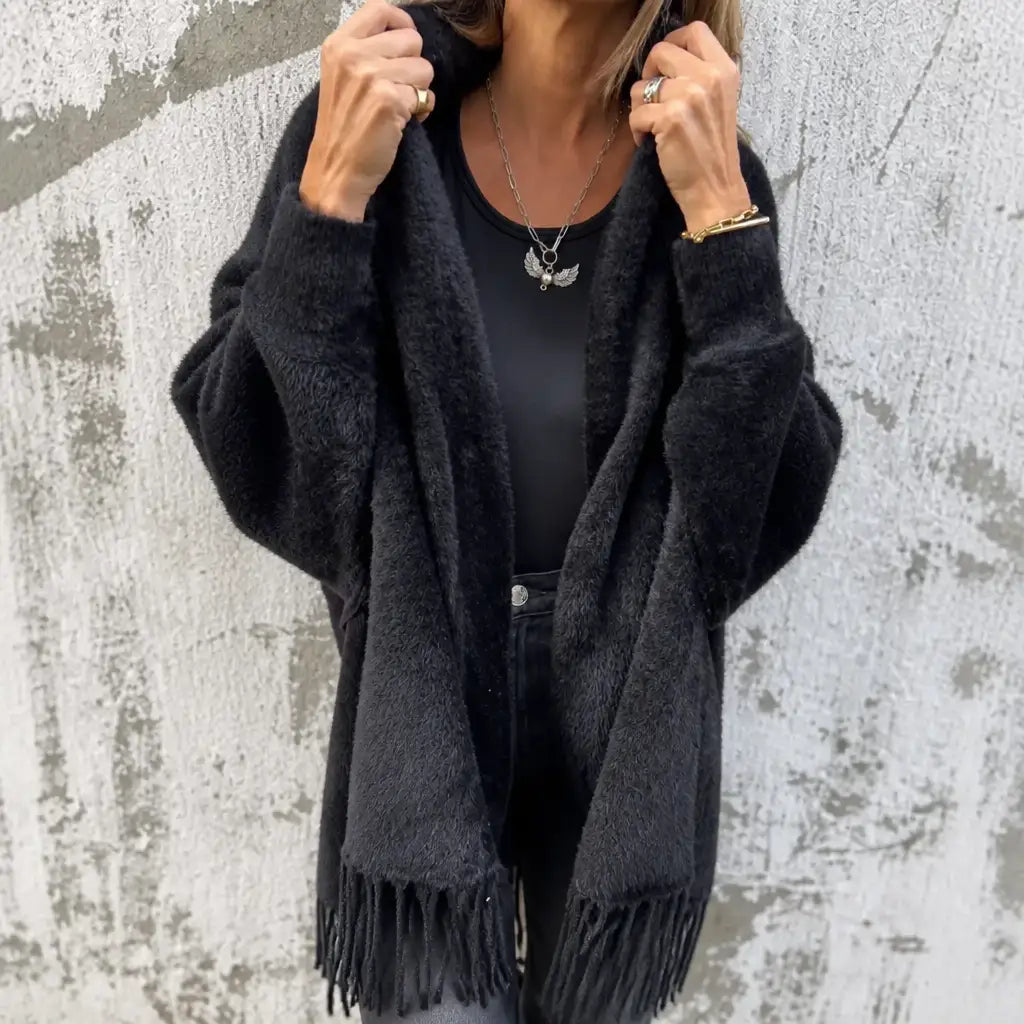 Eider | Abrigo de Paño con Cuello Chal — imagen 2