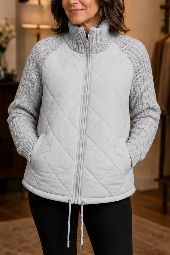 Lorea | Chaqueta Acolchada con Paneles de Punto — imagen 4