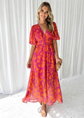 Olalla | Vestido Largo de Invitada Estampado — imagen 1